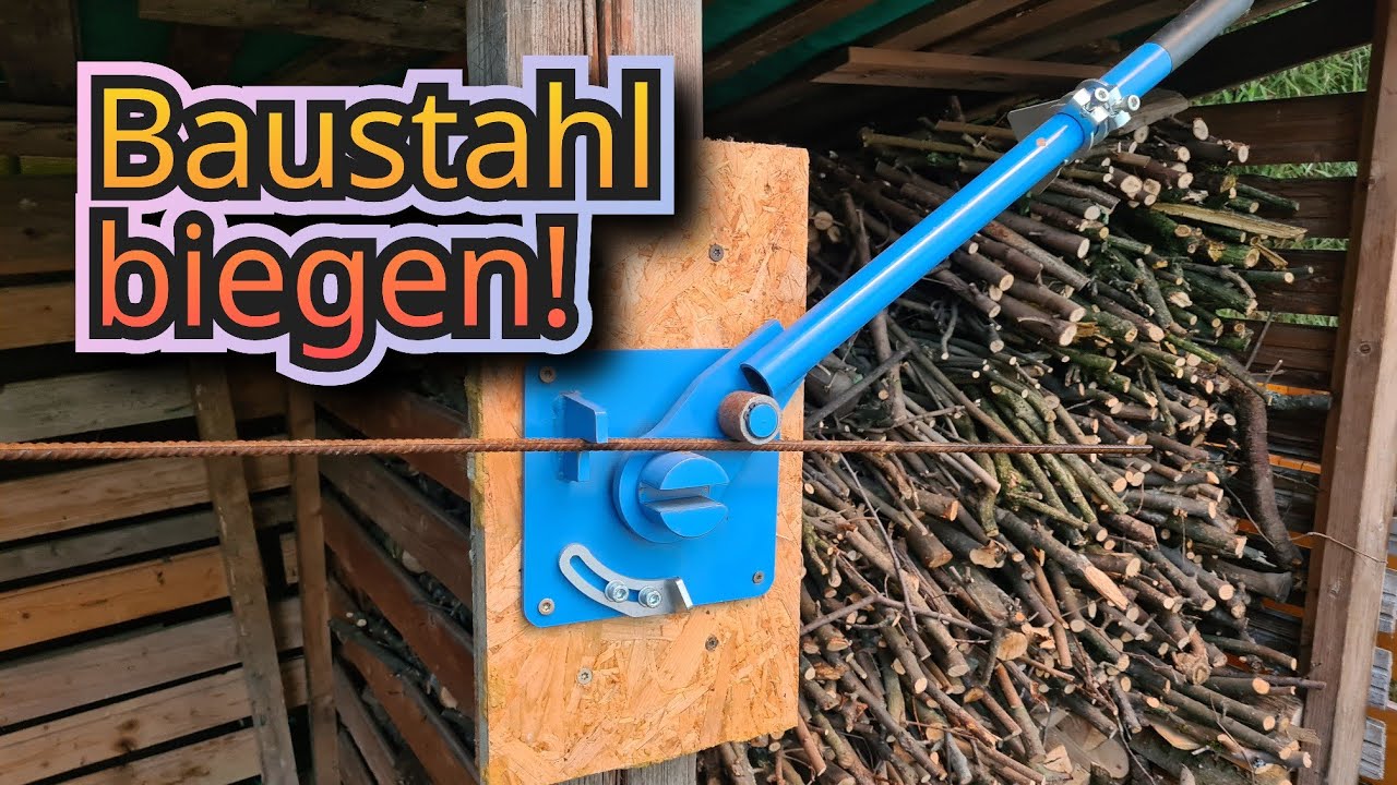 Baustahl biegen - schnell und einfach mit Biegevorrichtung!