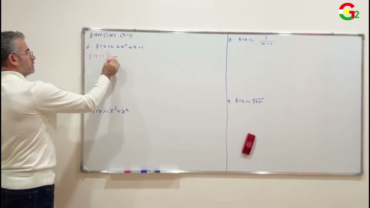 Lesson (3-1)_Excersises_derivative & tangent problem part 1 -40