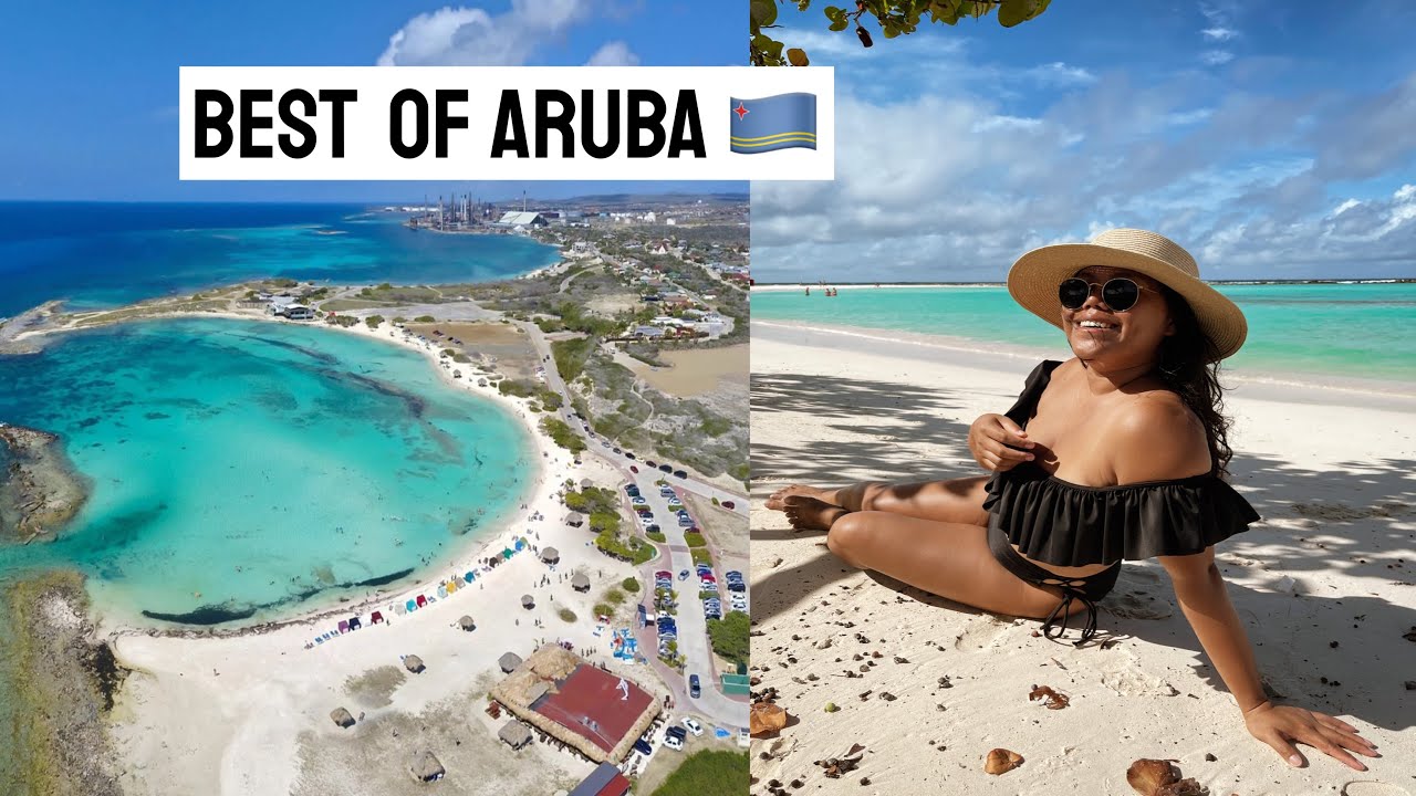Aruba Travel Vlog pt 4 : Baby Beach, Mangel Halto Beach, Eagle Beach, San Nicolas Town Street Arts