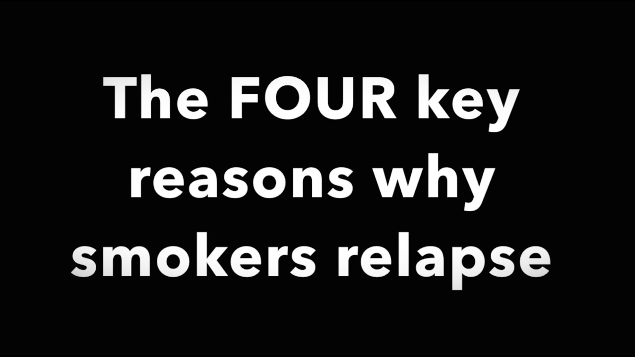 Do you know the FOUR key reasons smokers relapse?