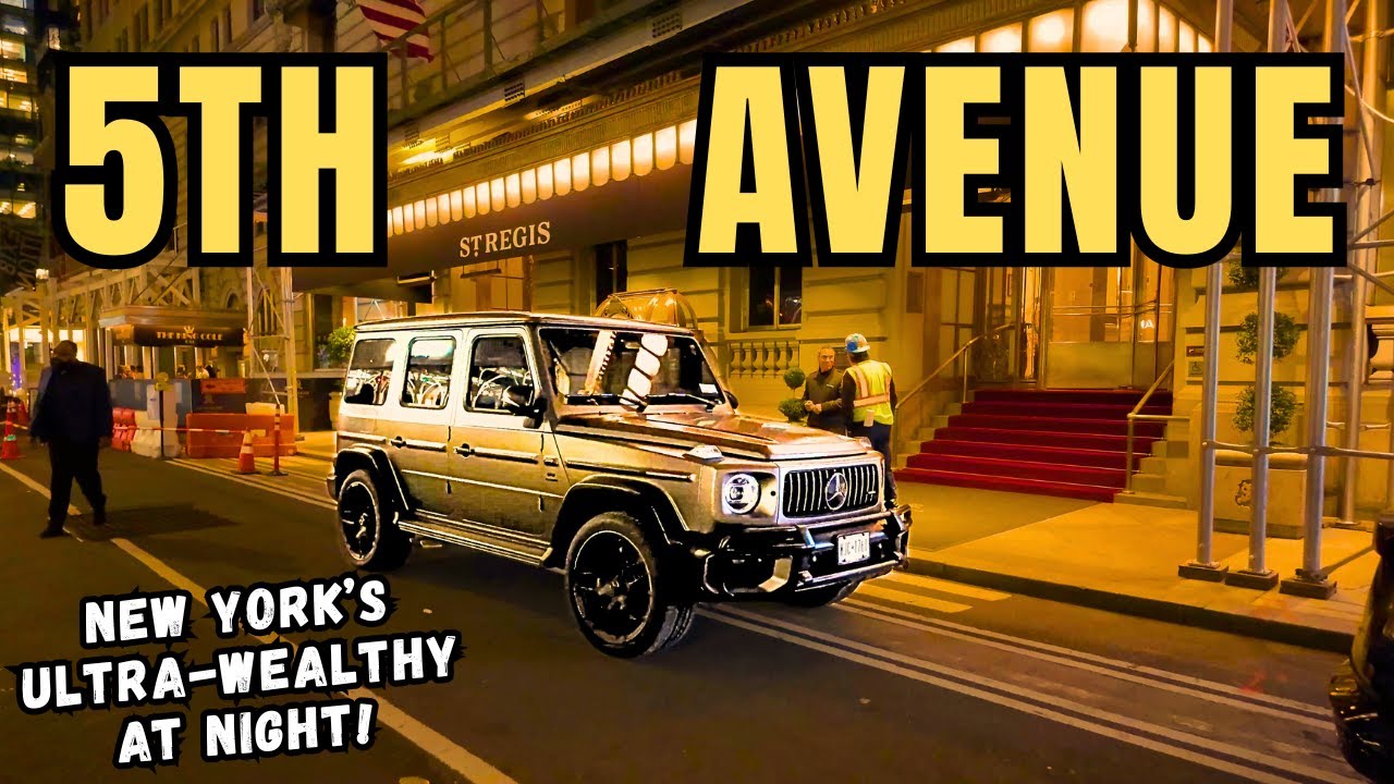 What FIFTH AVENUE is REALLY Like After 10PM! | Exploring Midtown Manhattan's ULTRA- RICH Street