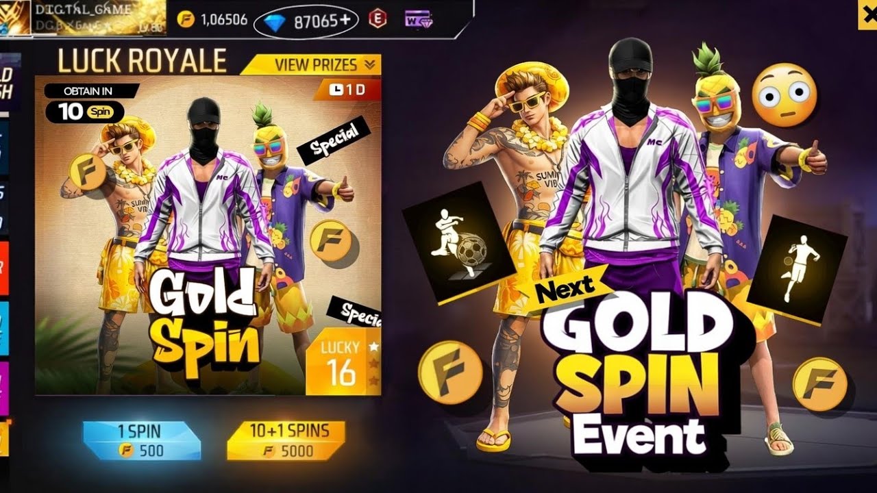 আসছে মারাত্মক  Gold Spin ইভেন্ট 100% কনফর্ম💥 Next Gold Spin Event Free Fire || Free Fire New Event
