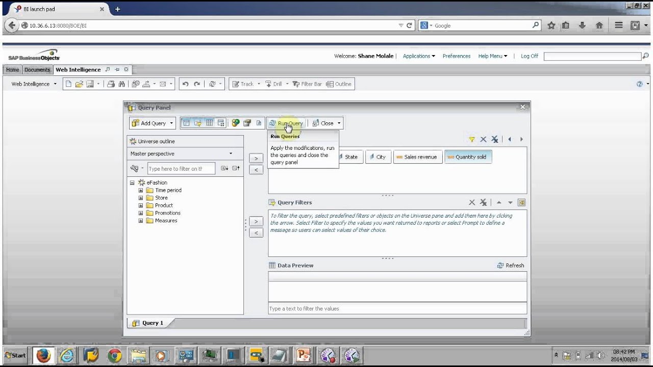 SAP BOBj WebI Basics Training
