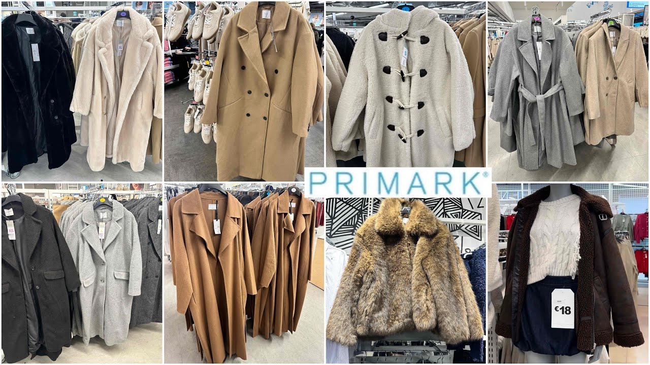 Primark women’s coats and jackets new collection / December 2024