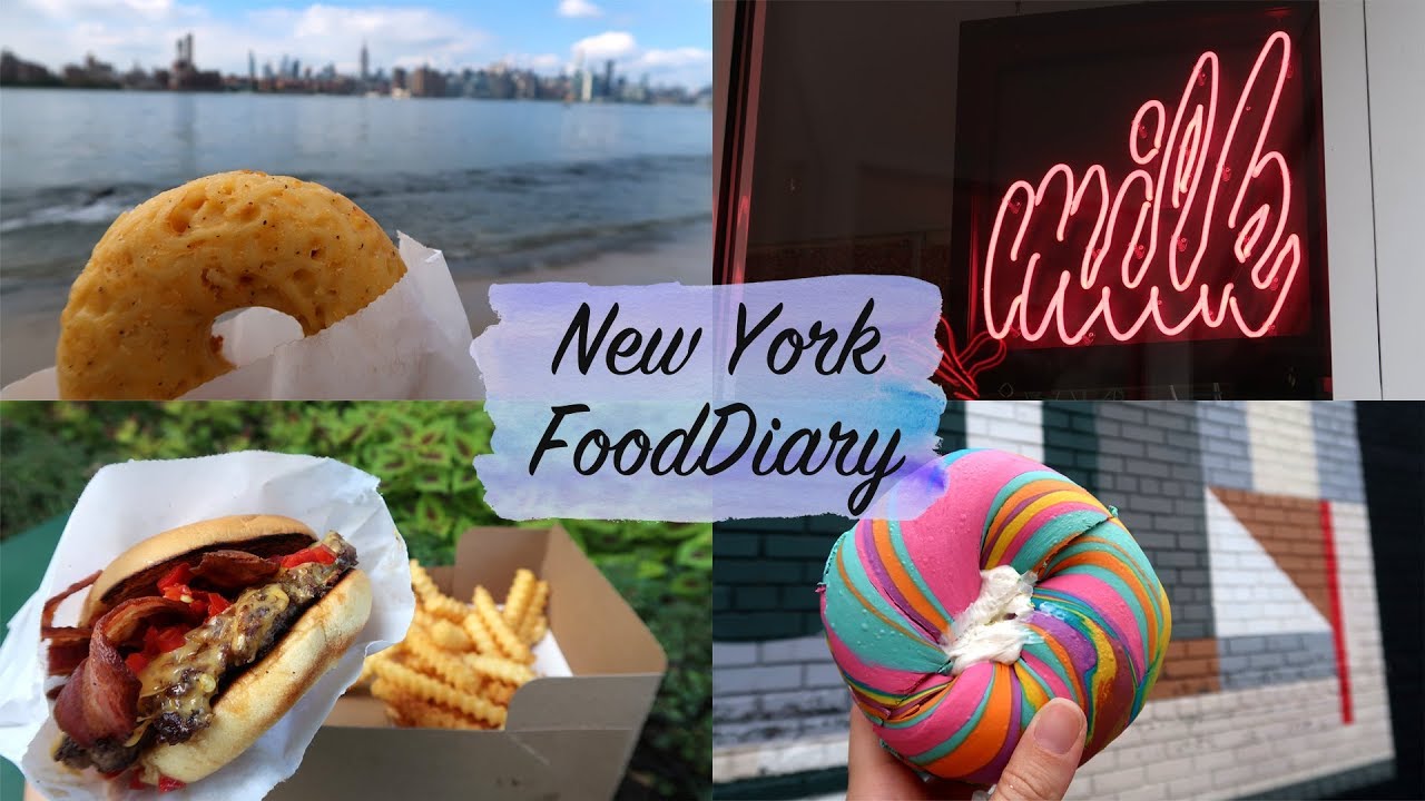 NEW YORK FOOD DIARY - Rainbow Bagel, Shake Shack & Milk Bar