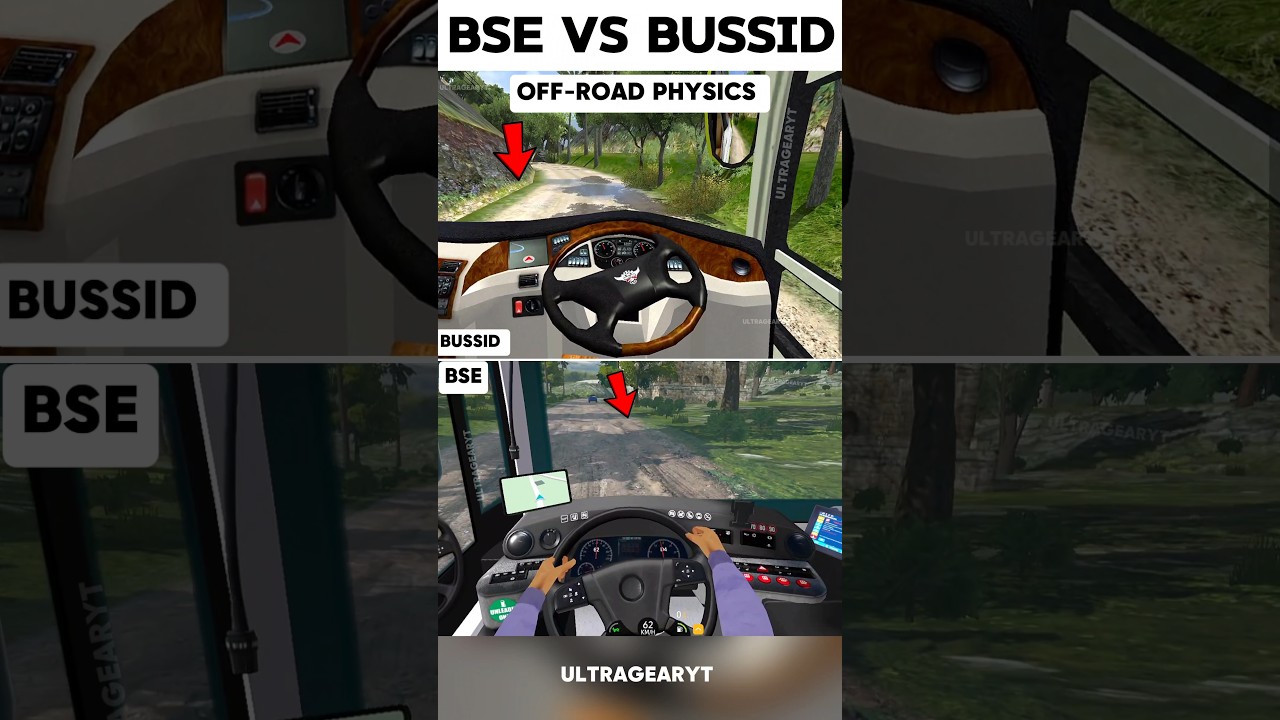 bus simulator Indonesia vs bus evo off-road comparison 📈🧐