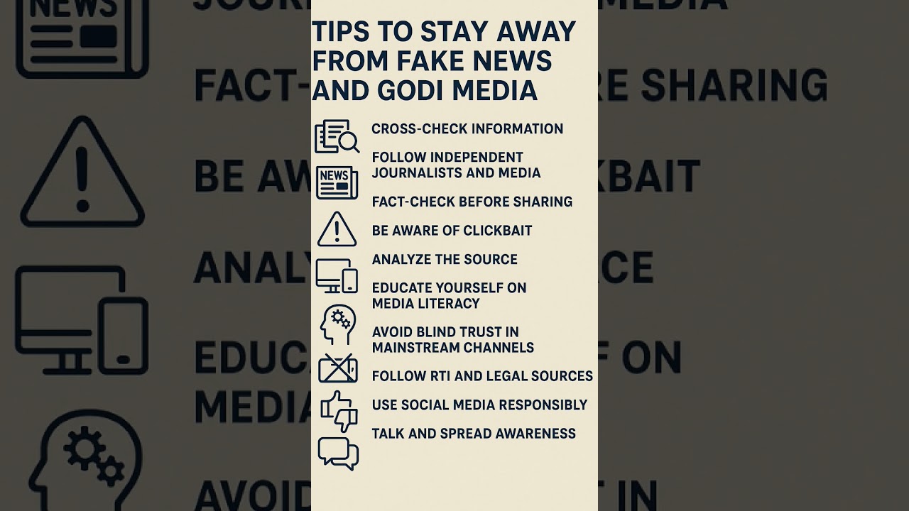 Tips to stay away from fake and godi media!#godimedia #fake #misleading #stopfakenews