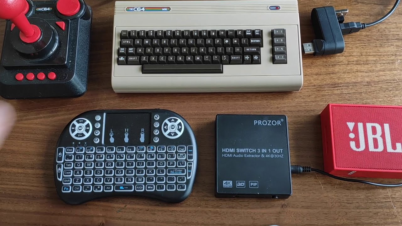 THE c64 Mini - Audio OUT, Keyboard, more Games, USB HUB Add-ons