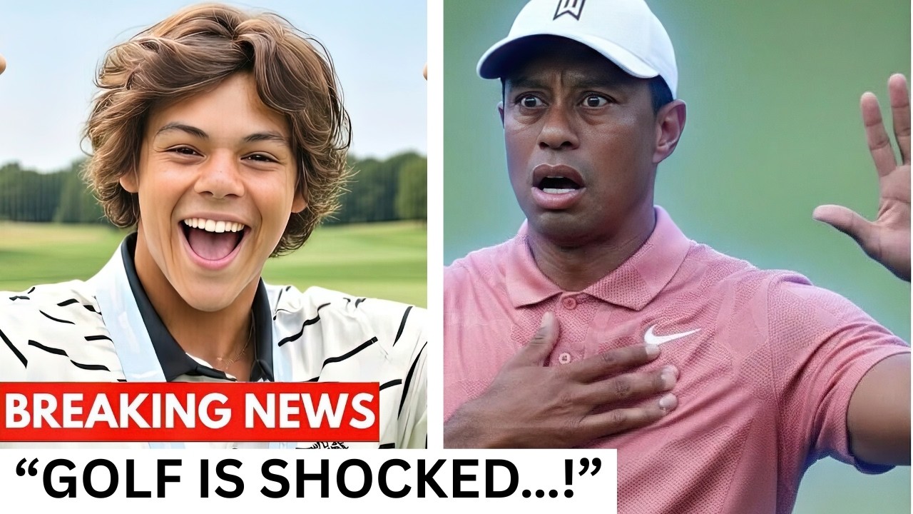 NO ONE Saw This Coming… Charlie Woods Just Shocked the Golf World #golf #progolfer #sports