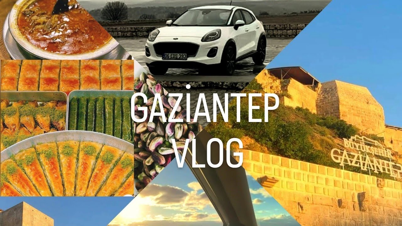 Gaziantep Gezisi: 2 Günlük Yemek Turu Vlog'u ve Uzun Yol 🍽️✨