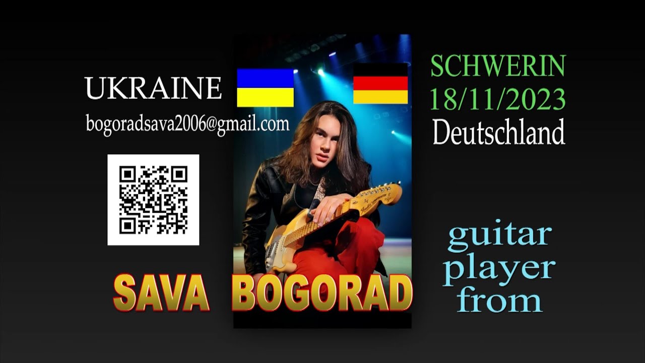 SAVA BOGORAD/САВА БОГОРАД (Україна). БЛАГОДІЙНИЙ КОНЦЕРТ ДЛЯ НІМЕЦЬКИХ ДРУЗІВ. (Німеччина, Шверін).