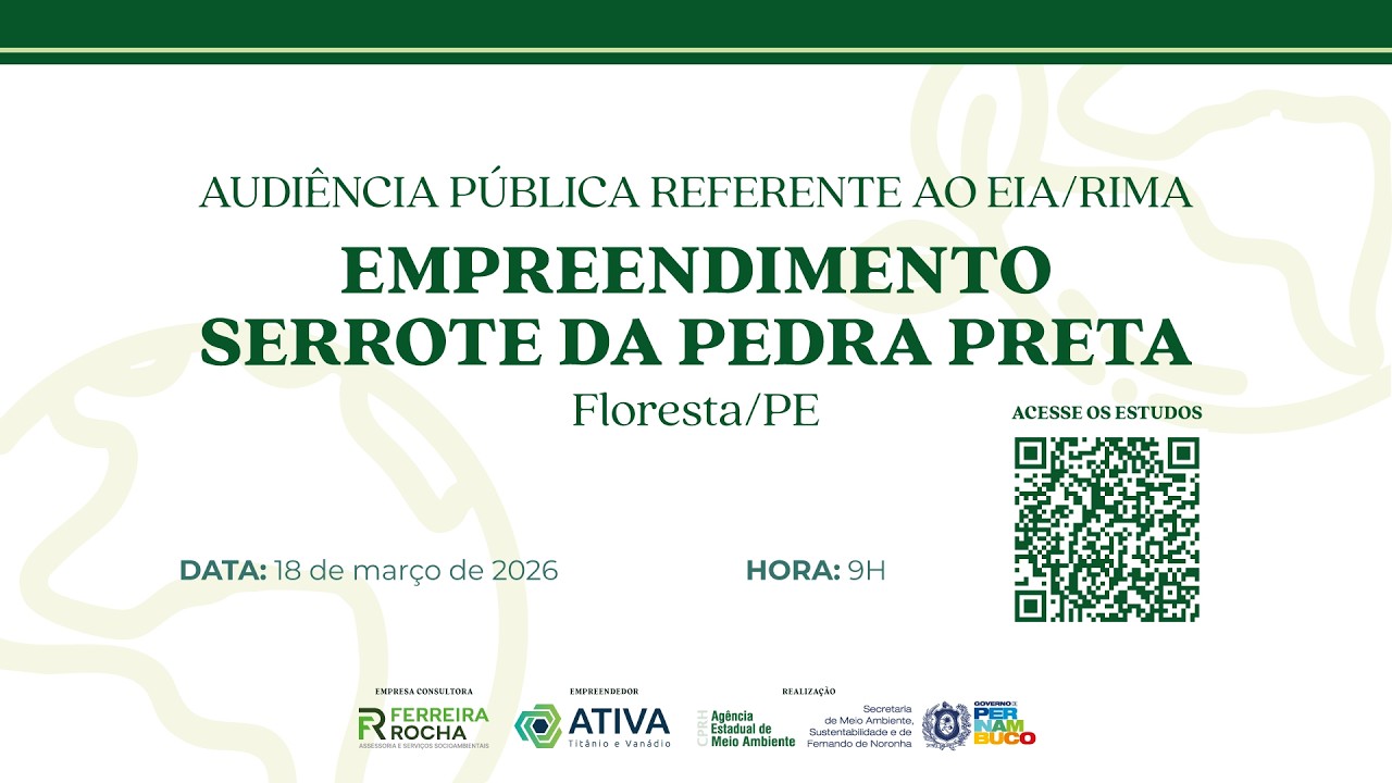 Audiência Pública -  Projeto Serrote da Pedra Preta, Floresta/PE