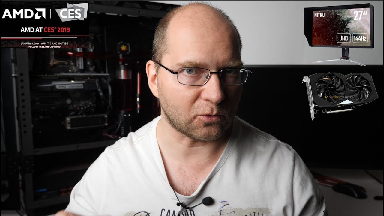 RTX 2060 ОНО НАДО? AMD на CES 2019. Монитор с Freesync на 4K 144 Гц