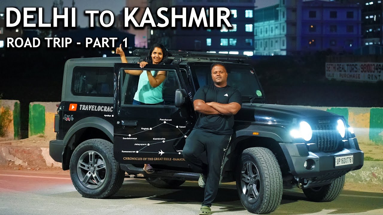 Delhi to Kashmir Roadtrip | We met @Polla Don 😂