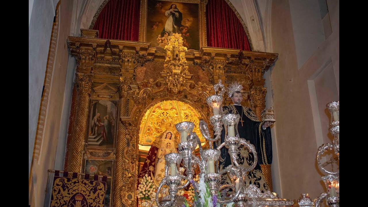 Salida procesional de San Benito Abad, Patrón de Lebrija. 14 de julio de 2019.