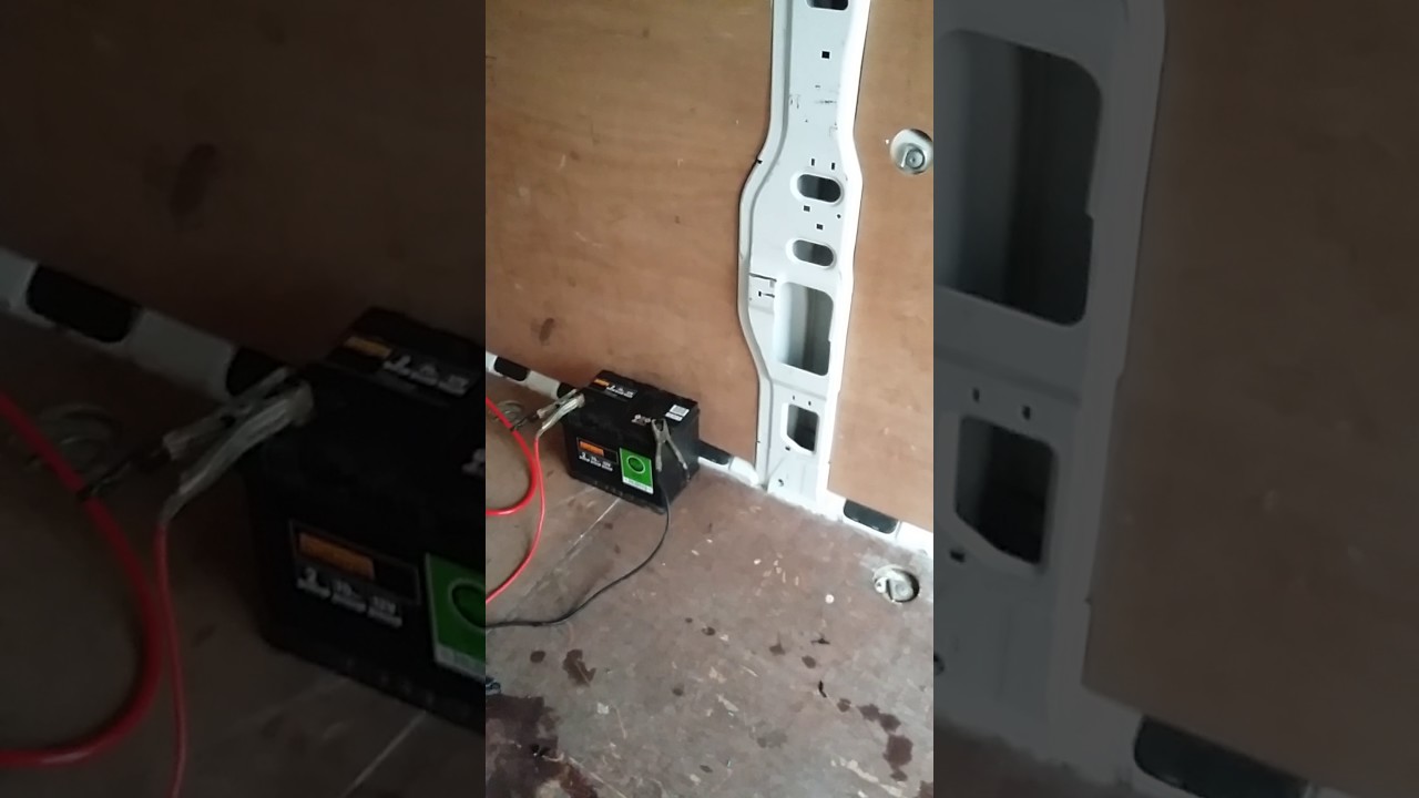 Basic d.i.y water fed pole van mount