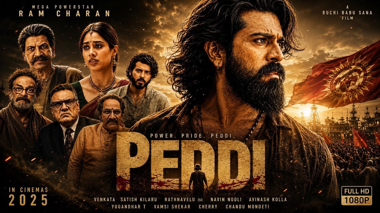 PEDDI Full HD Hindi Dubbed Movie || Ram Charan || Latest South Indian Movie || 1080p