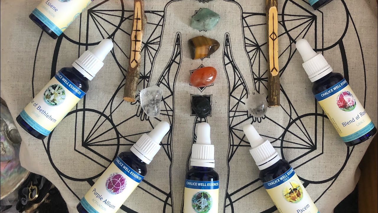 ASMR Reiki with Glastonbury Chalice Well Flower Easences