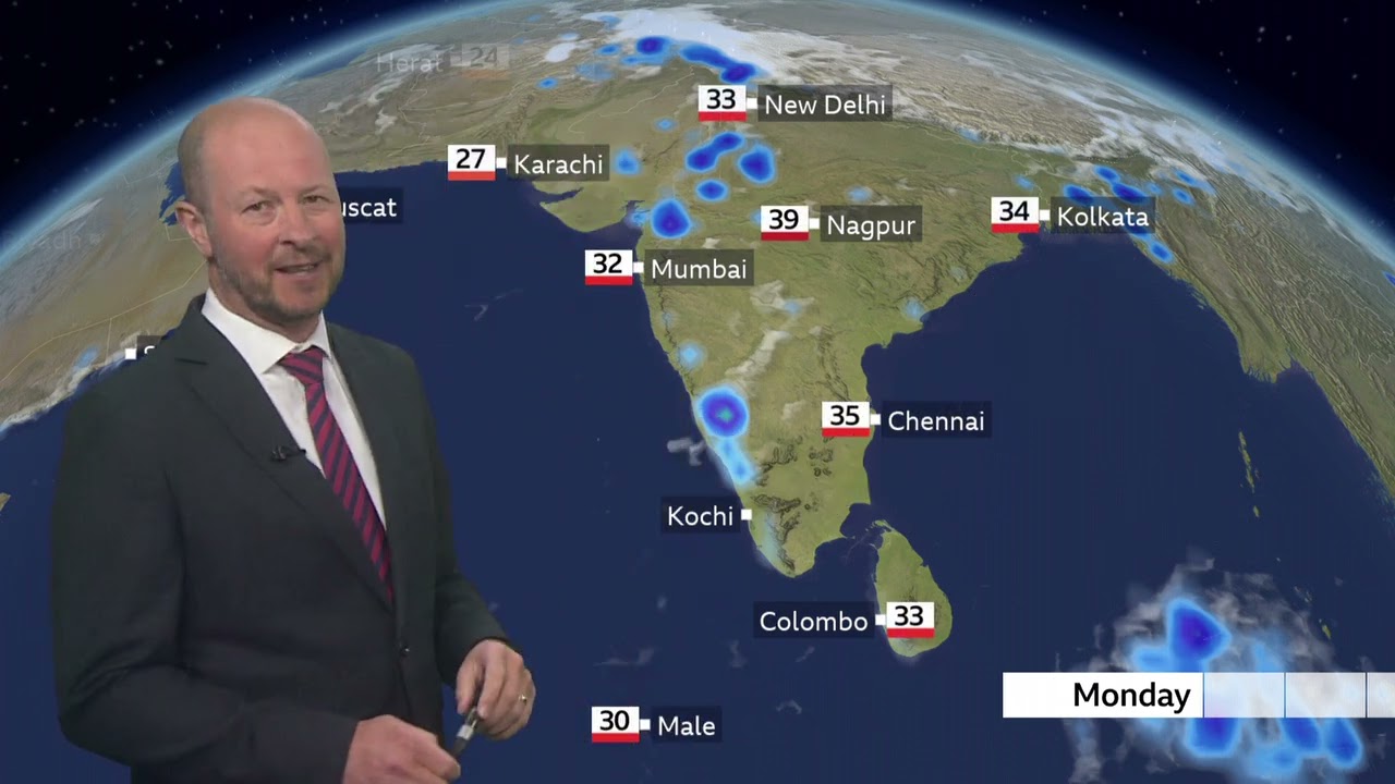 BBC Weather Today in SOUTH and CENTRAL ASIA - March 29th, 2026