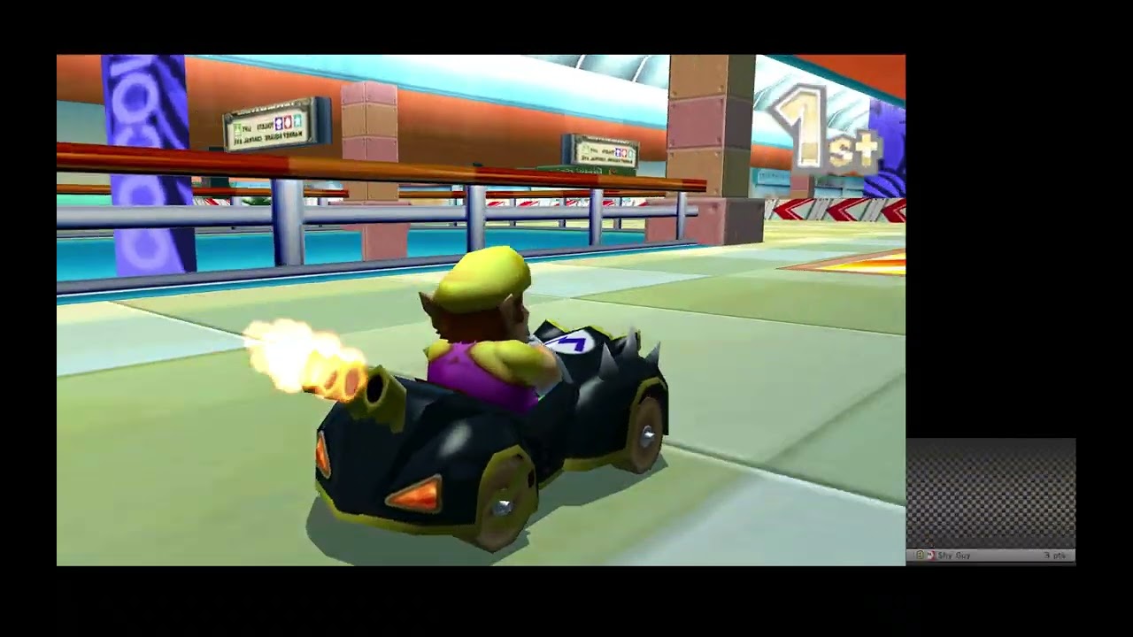 Mario Kart 7 #24 Mirror Banana Cup with Wario