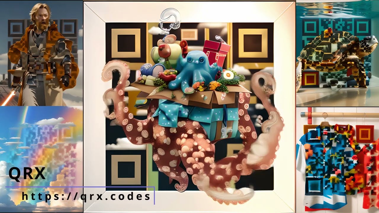 QR Codes can be beautiful - free artistic AI QR codes