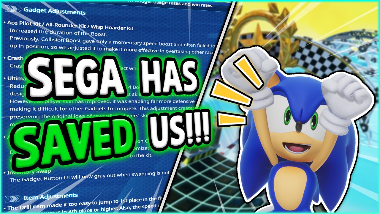 THE *NEW* 1.3.1 UPDATE CHANGES THIS GAME ENTIRELY | Sonic Racing Crossworlds