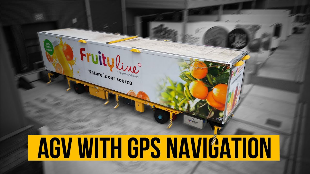 Next-Level Automation: PM400E AGV Moves Heavy Loads with GPS Precision