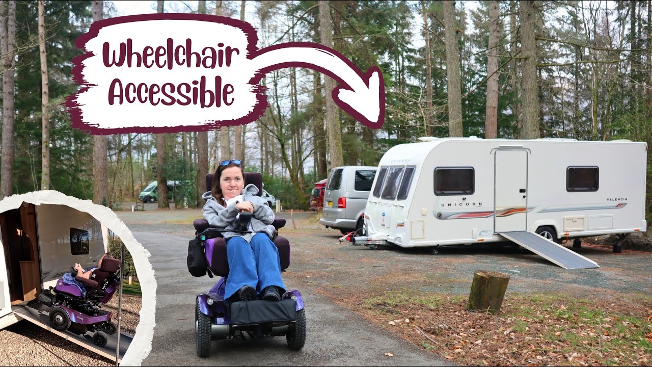 Tour of our Wheelchair Accessible Caravan | Disabled Travel Accommodation! 🏕️