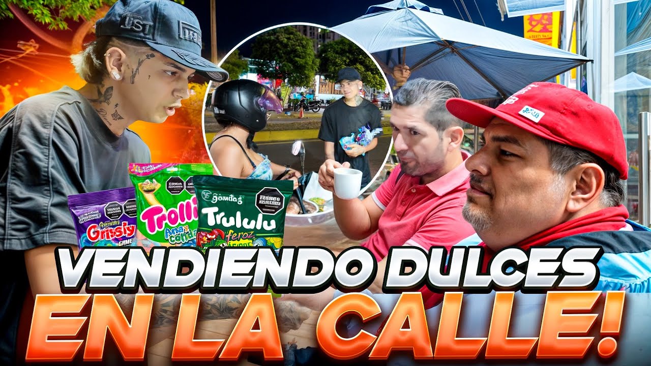 ¿CUÁNTO DINERO puede ganar un STREAMER PEQUEÑO vendiendo dulces en la calle? Experimento Social Real