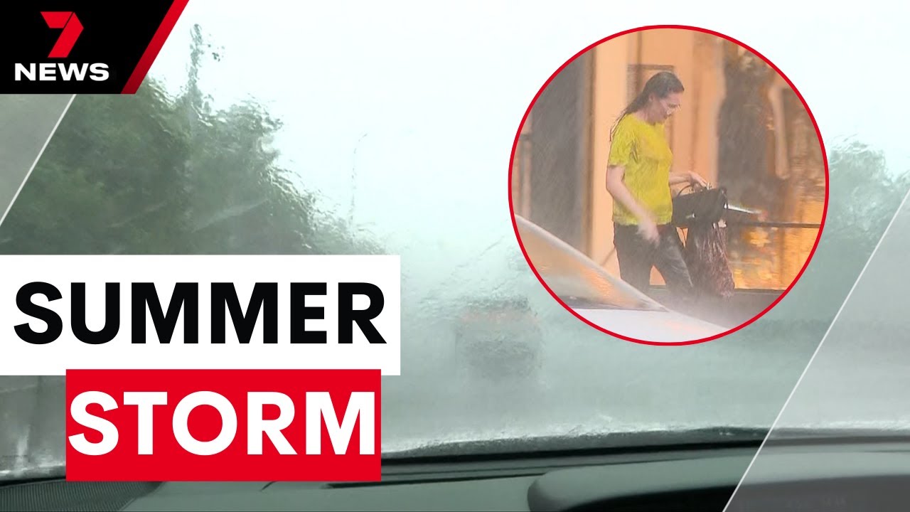Sydney smashed by first storm of the summer | 7NEWS