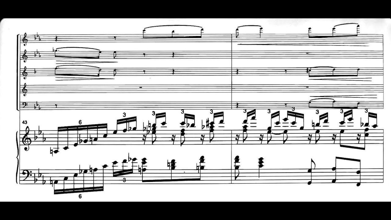 Louise Farrenc - Sextet in C Minor for Winds and Piano, Op. 40 (1852) [Score-Video]