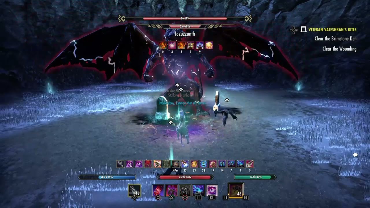 ESO Vateshran Hollows Magcro 310k Waking Flame PS4 EU