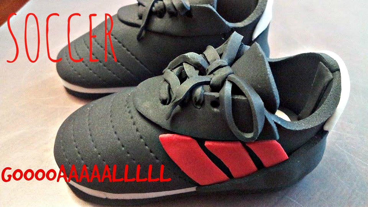 How to make a Soccer Shoe Cake Topper