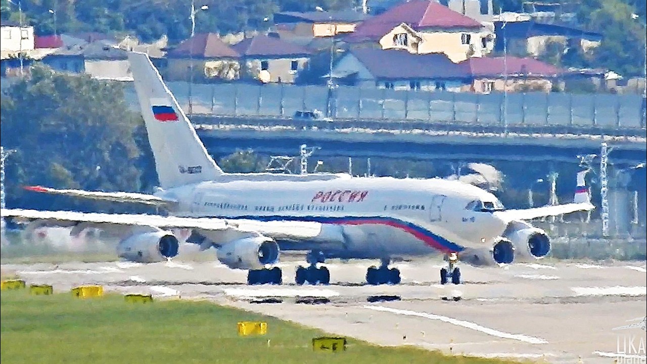 Ил-96-300 громко взлетает - такой взлёт нельзя пропустить