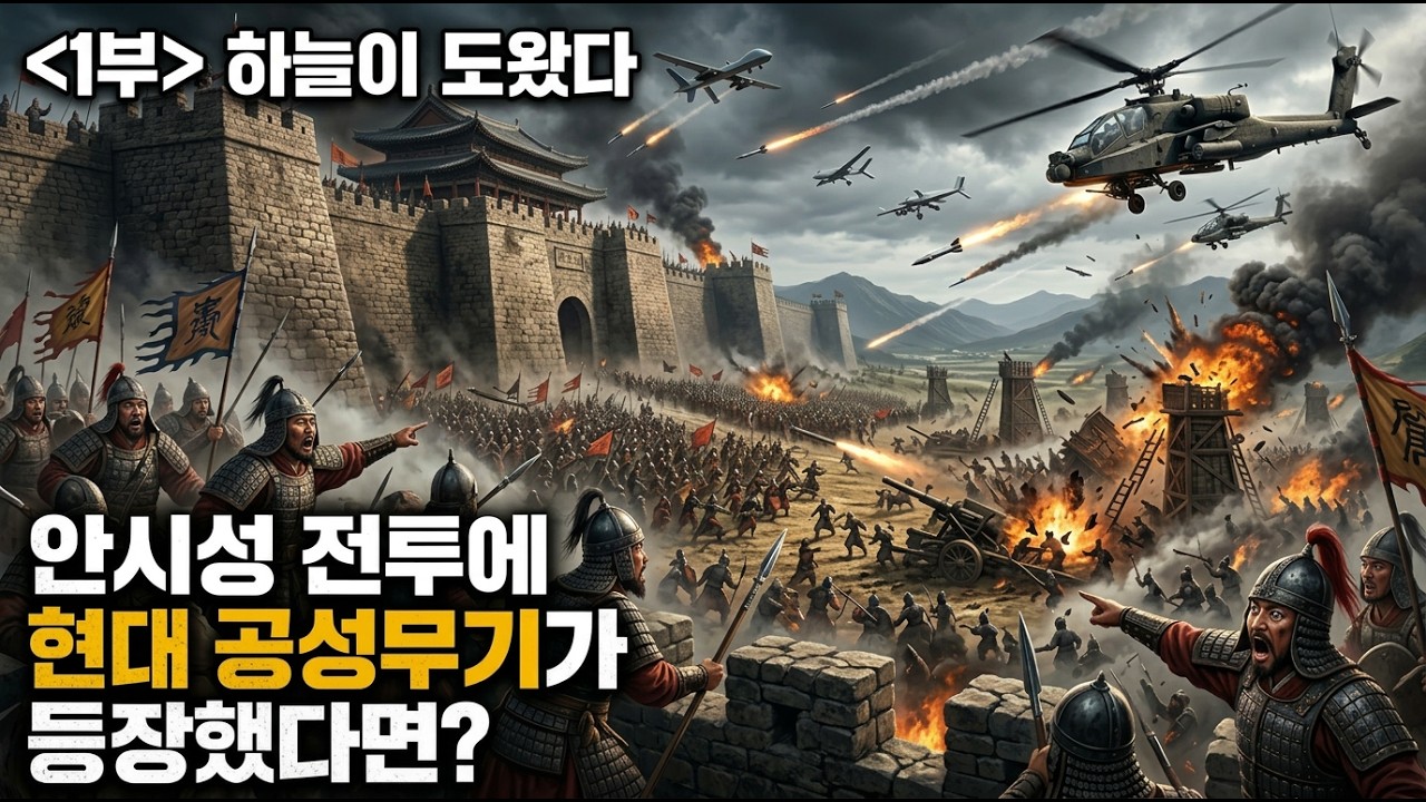 역사를 바꿀 수 있다면? 안시성 전투에 현대 공성장비가 등장했다면?