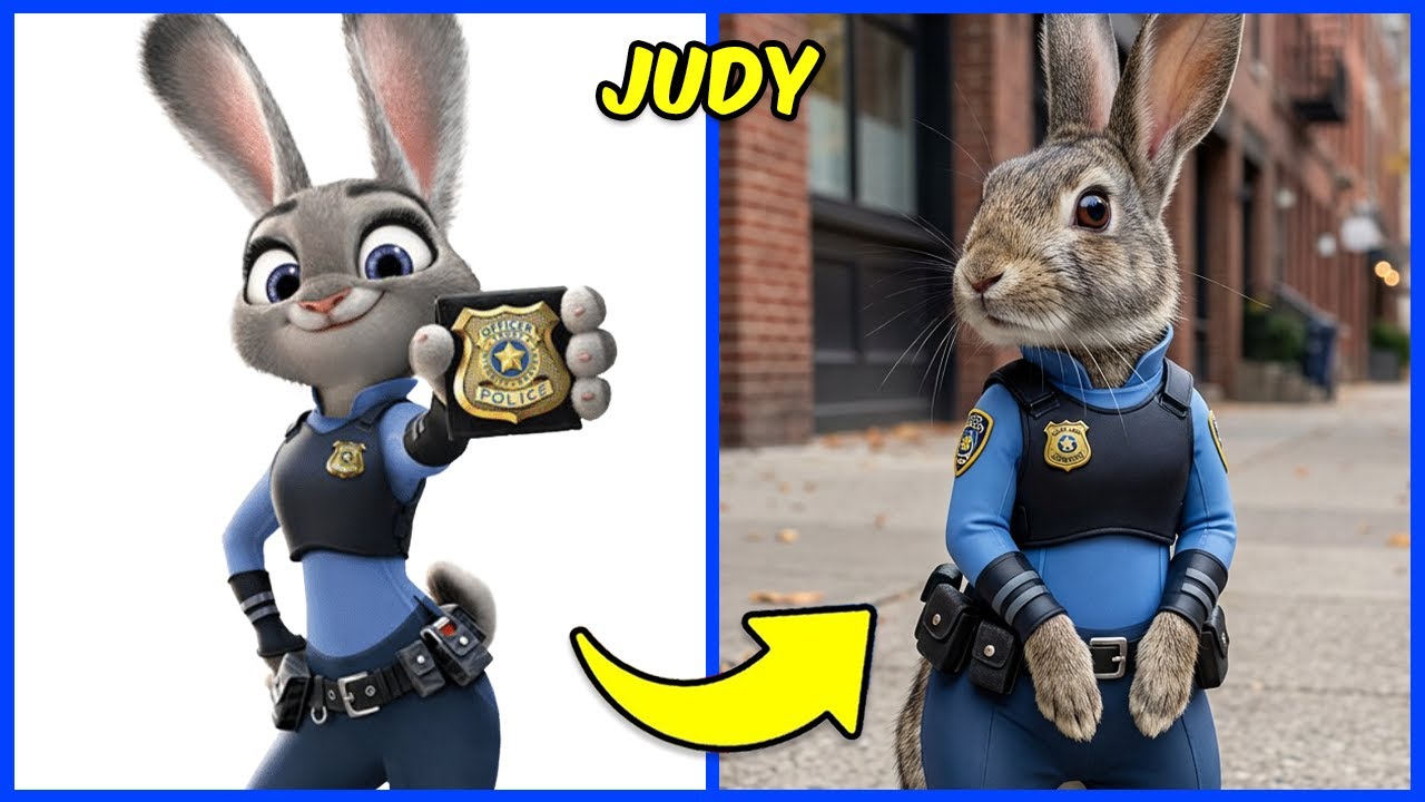 ZOOTOPIA 2 en la VIDA REAL 😱 + Adivina la VOZ...! 🔊😍 Judy🐰 Nick🦊 Gary🐍 Flash🦥