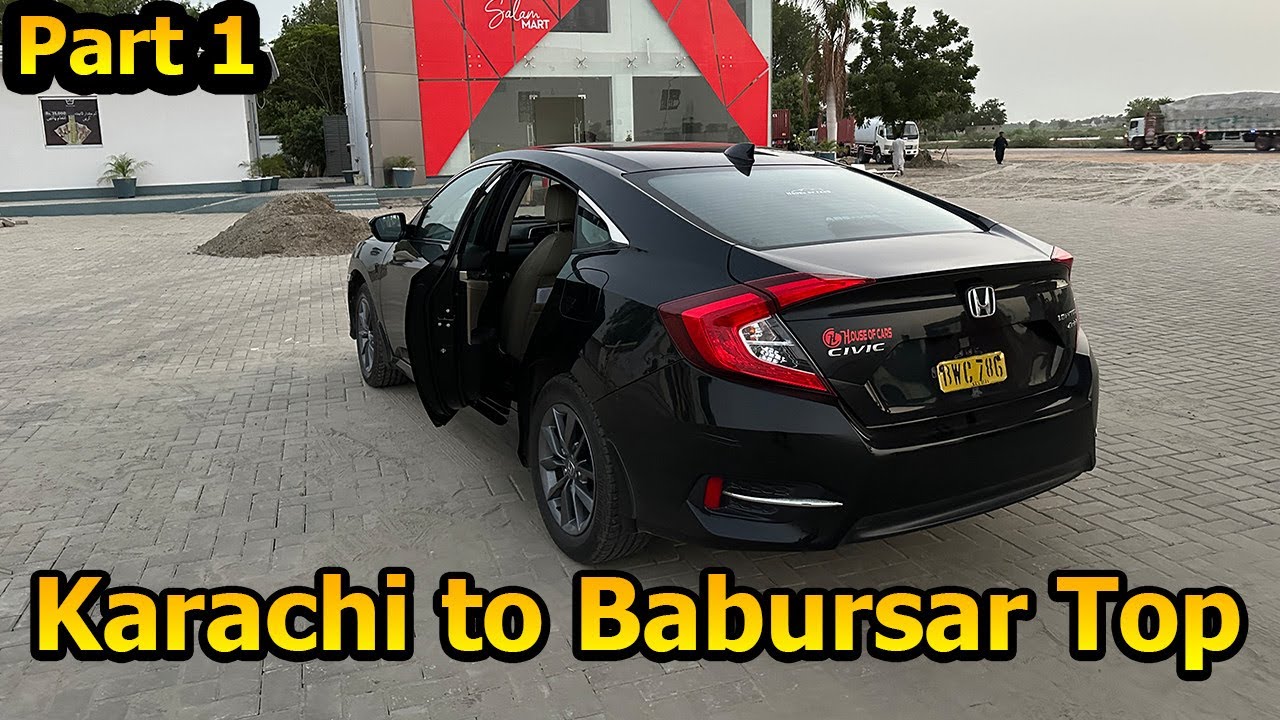 Karachi to Babusar Top by road in Honda Civic X