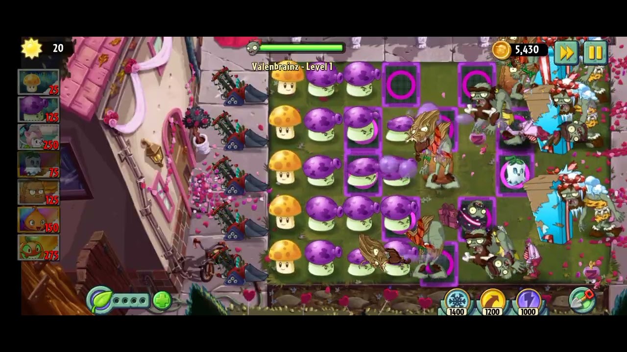 Valenbrainz❤️💝 lvl 1-2 #pvz2#gameplay#pv2reflourished#valentinesday 