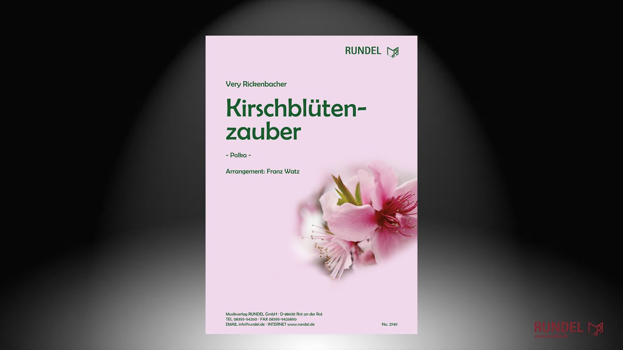 Kirschbl&uuml;tenzauber | Very Rickenbacher | Arrangement: Franz Watz