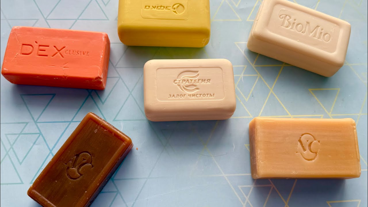 ASMR CUTTING 🧼DRY SOAP ASMR SOUNDS 🧼 RELAX 