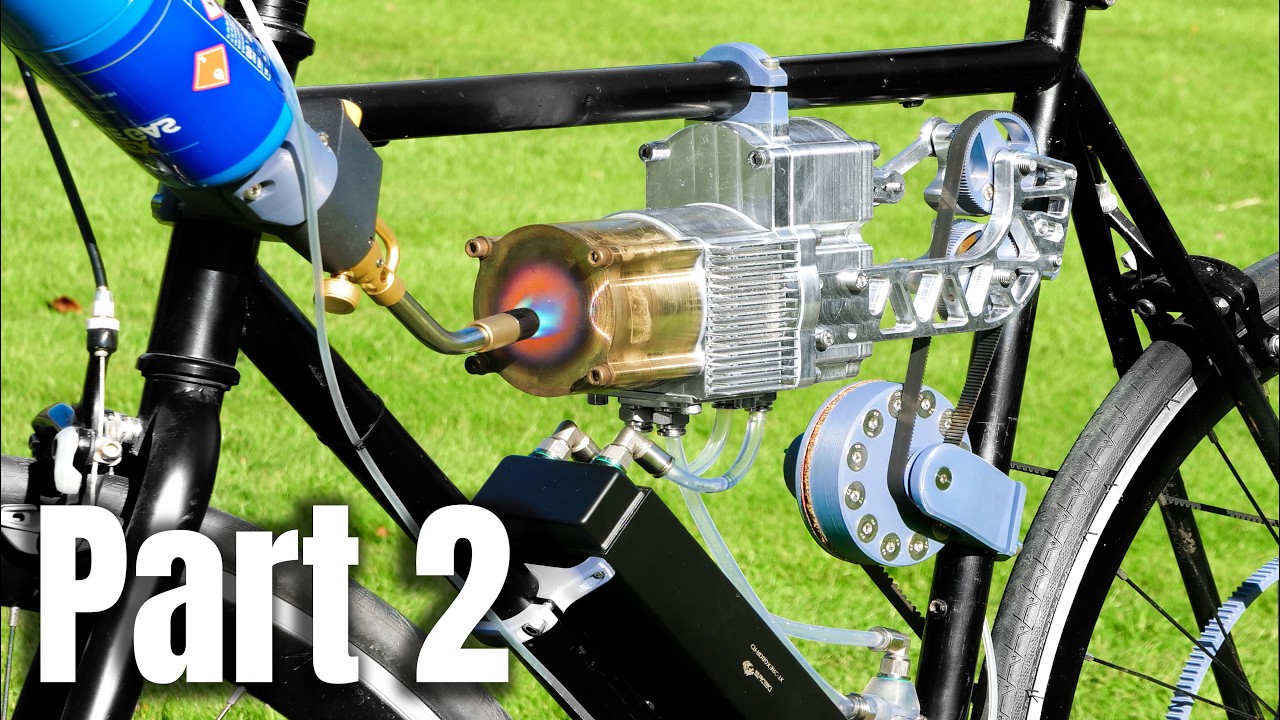 Building a Stirling Engine Bike - Part 2