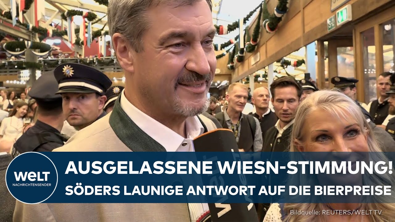 OKTOBERFEST 2025: S&ouml;der mit launiger Antwort auf die Bierpreis-Situation
