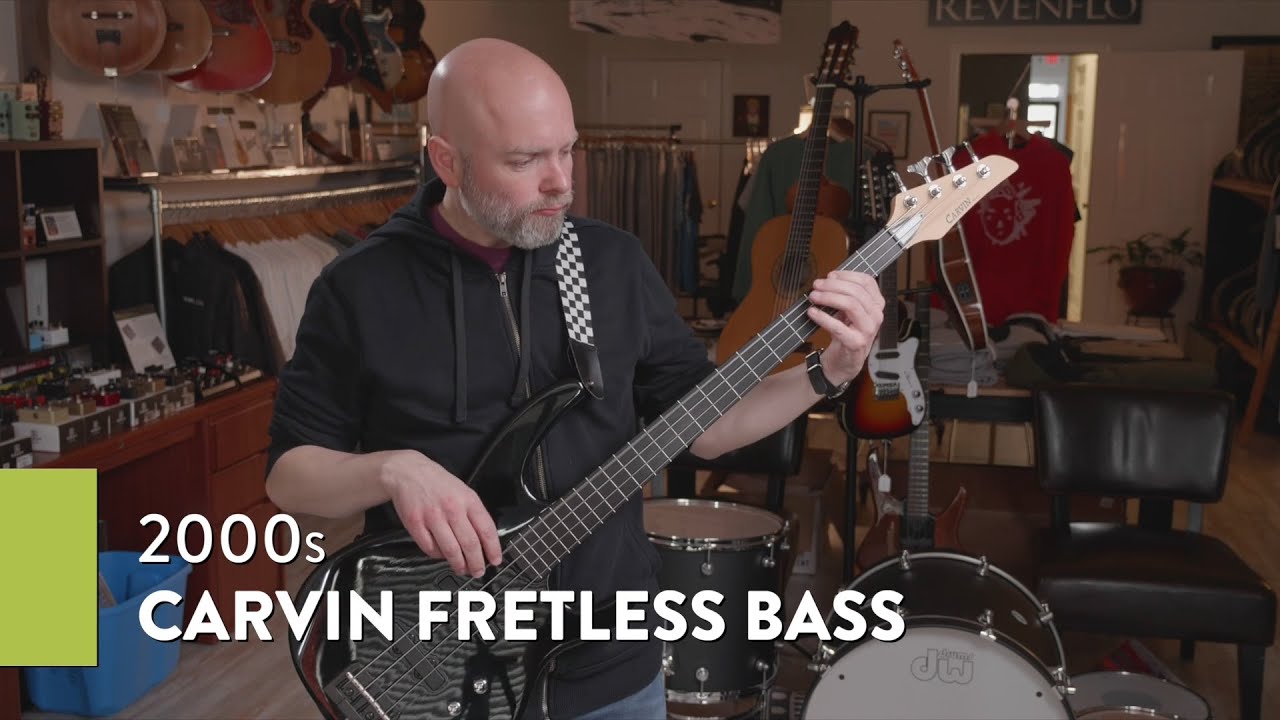 Demo of a 2000s Carvin Fretless Bass