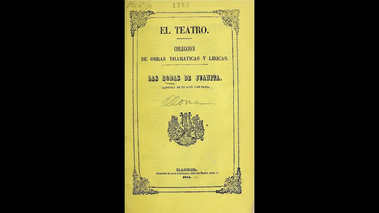 Bodas de Juanita, las - 1855