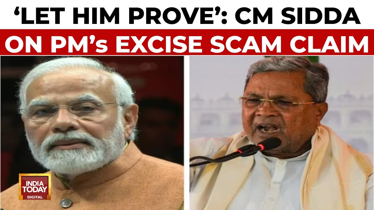 Karnataka CM Siddaramaiah Hits Back After PM Modi's Excise Scam Accusation