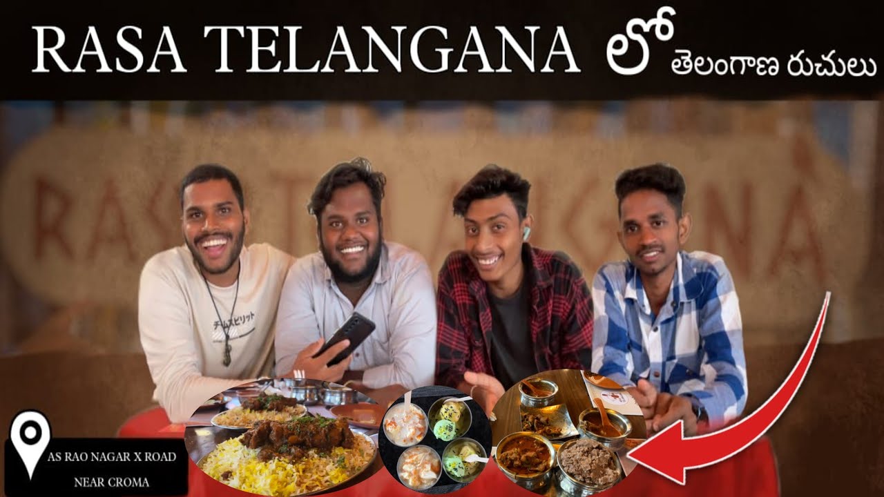 RASA TELANGANA RESTAURANT LO TELANGANA RUCHULU EXPLOREVIDEO A.S.Rao Nagar secunderabad#karthik_icon7