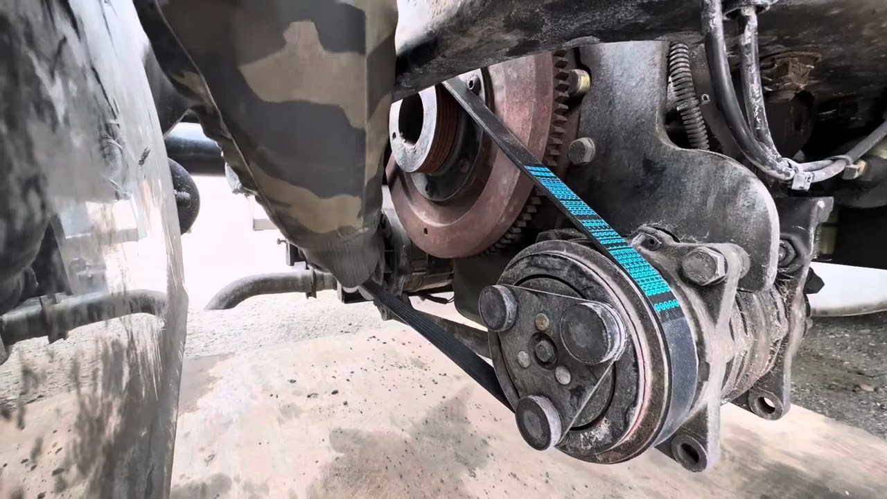 Thermo King APU Compressor\Alternator Belt Replacement | Thermoking Tri pac belt replacement