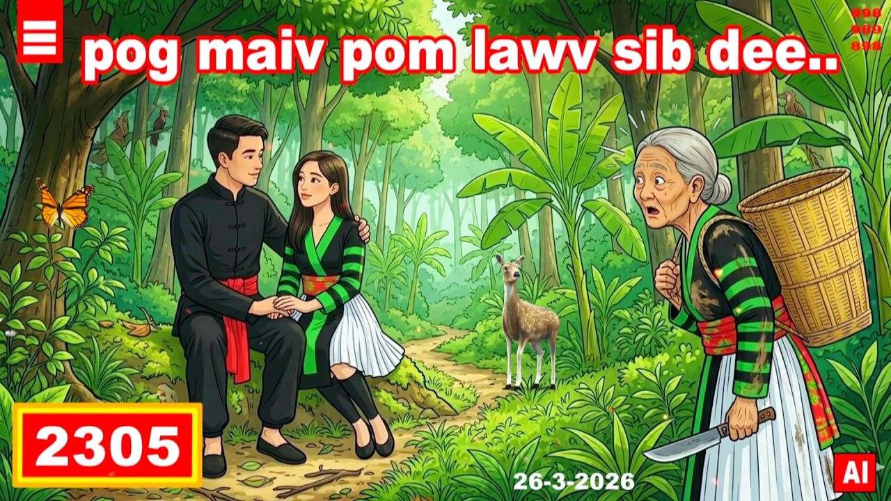 dab hais hmoob - 2305 - 26-3-2026 pog maiv pom lawv sib dee..ยายเห็นกับตา, Grandma saw them.
