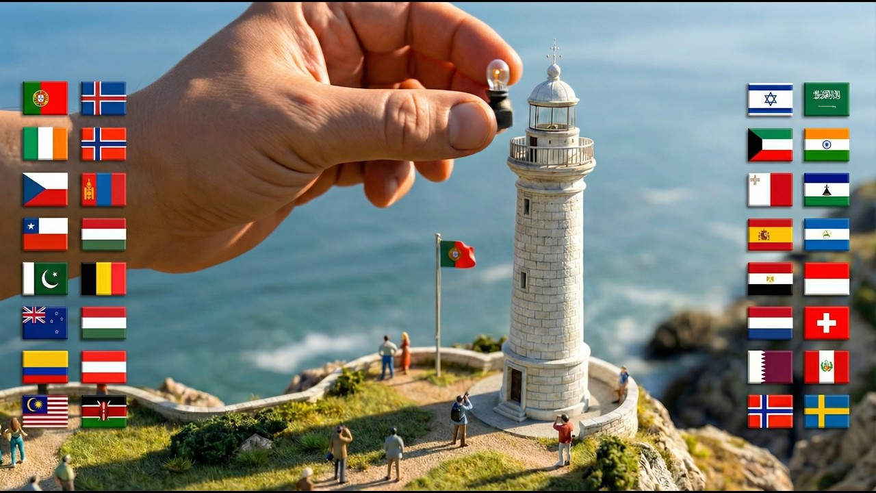 Mini Countries & Human Hand 🌍✋| Ultra Macro AI ASMR – Part 2