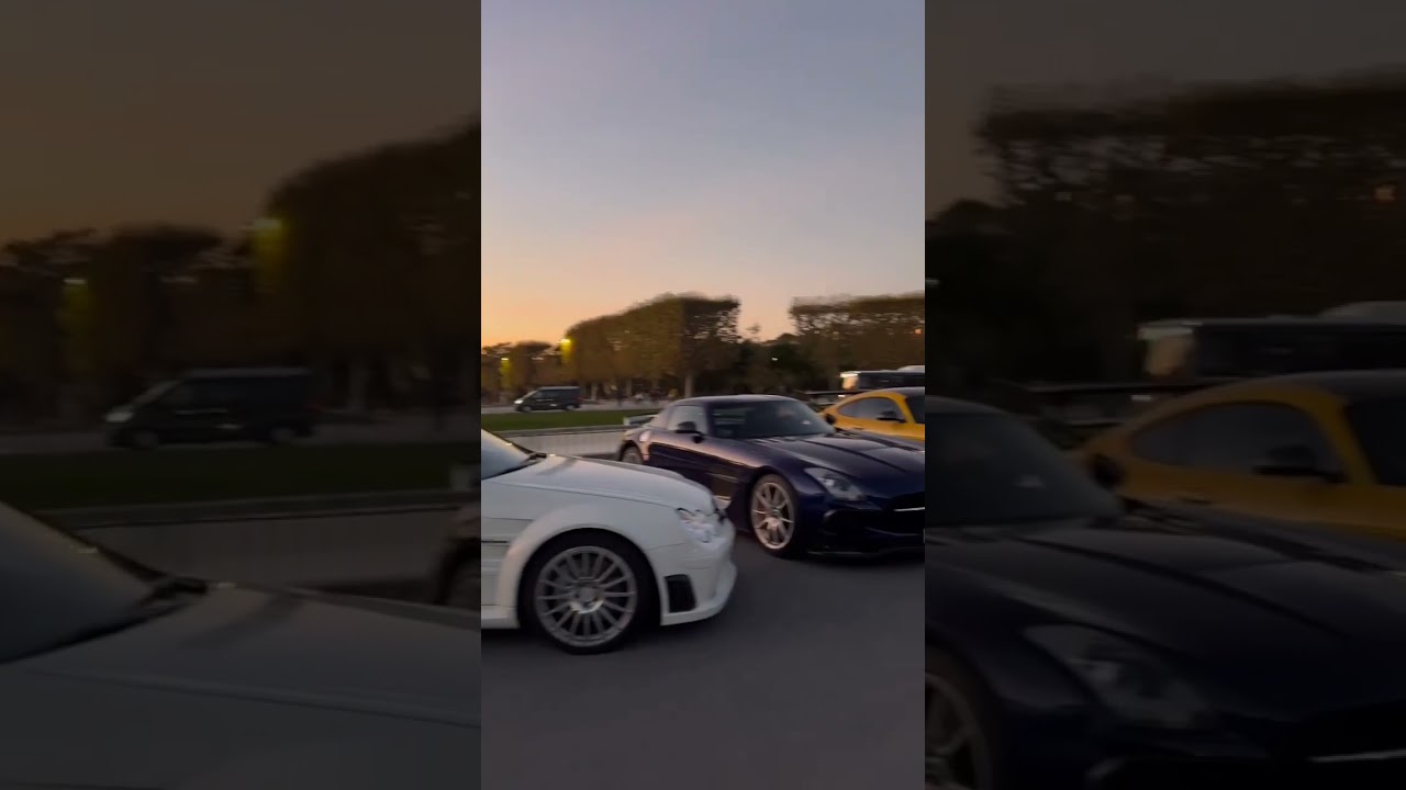 MERCEDES-BENZ in Paris 😎🚭#shorts #supercars #mercedesbenz #paris